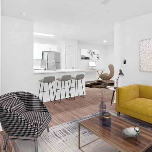 Beautiful living areas to match your lifestyle a living room with a couch and a table